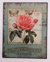 Flower Dekoschild im Shabby Chic Stil - Petra Wurzinger Petra Home Collection (6847402967087)
